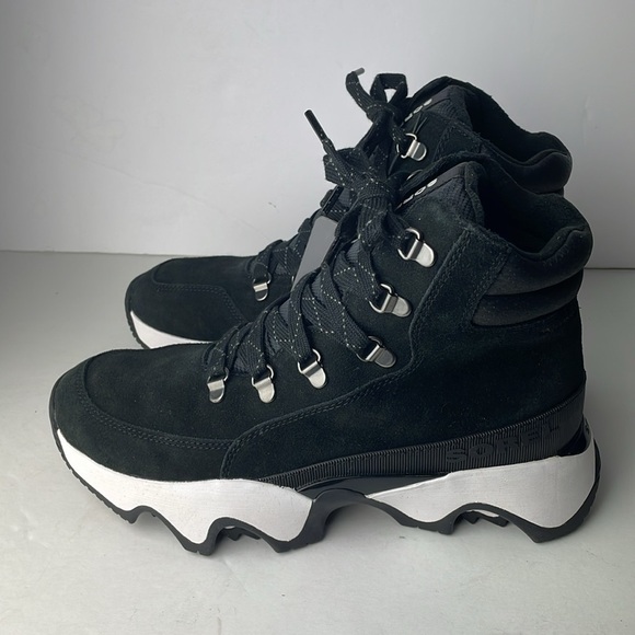 Sorel Kinetic Impact Conquest Black Sneaker Boots - Picture 5 of 7